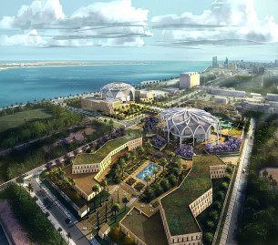 Client: Ehrlich Architects
WINNING COMPETITION entry for United Arab Emirates new Parliament building complex