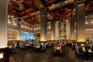Client: KFA Architects
Lounge & Bar in the former Union Bank - Los Angeles, CA